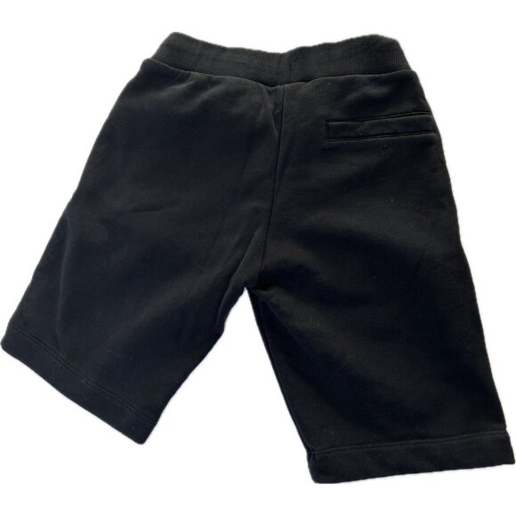 Moschino Kids Size 8 Black Logo-Print Stretch-Cotton Shorts - Picture 2 of 7